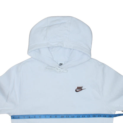 Mens UK Size XS Nike White Pullover Hoodie