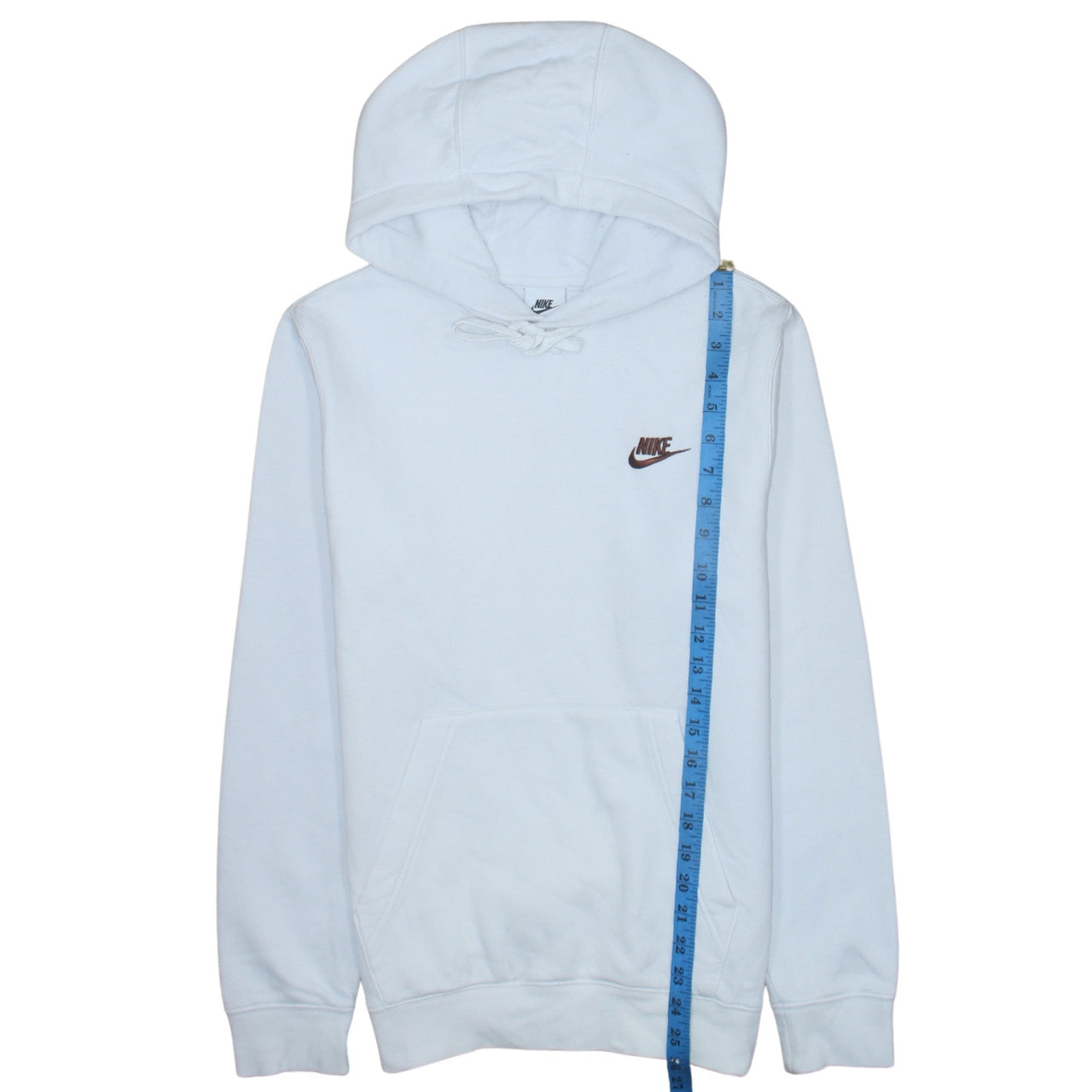 Mens UK Size XS Nike White Pullover Hoodie