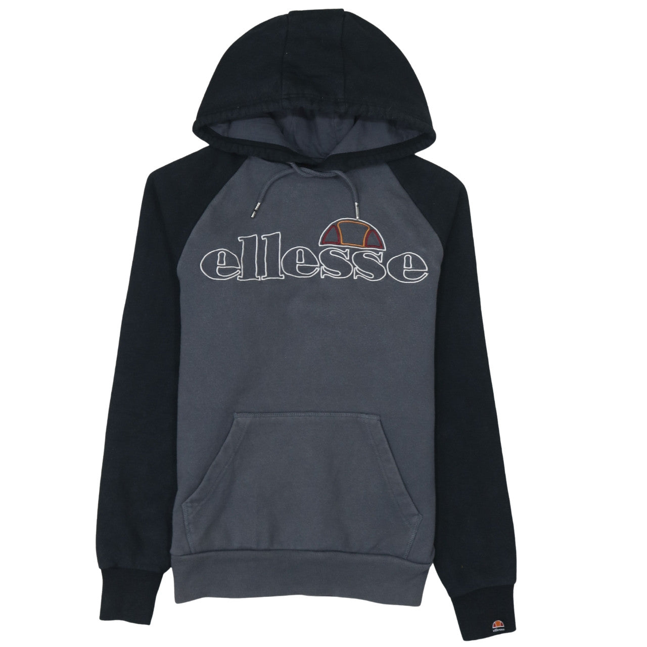 Mens UK Size XS ellesse Grey Pullover Hoodie