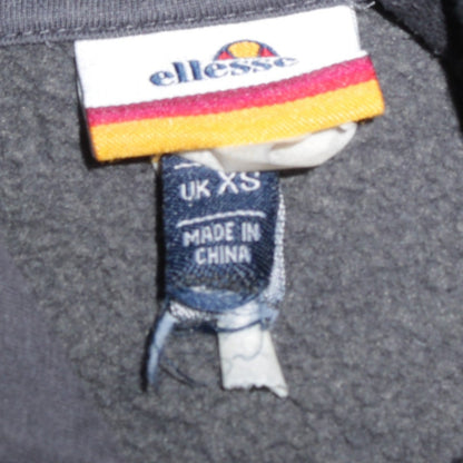 Mens UK Size XS ellesse Grey Pullover Hoodie