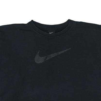 Womens UK Size L Nike Black Pullover Sweatshirt