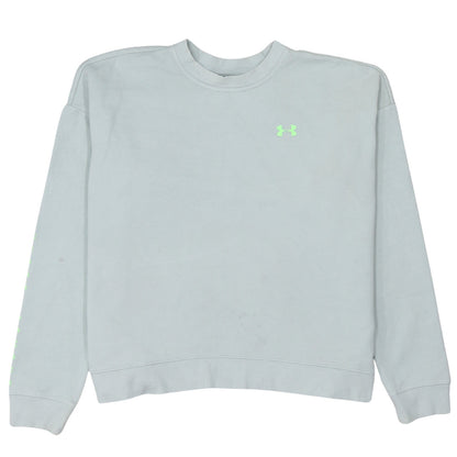 Womens UK Size M Under armour Grey Pullover Sweatshirt