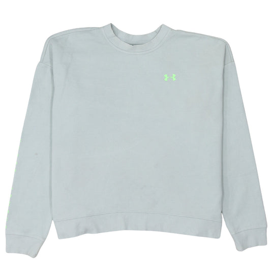 Womens UK Size M Under armour Grey Pullover Sweatshirt