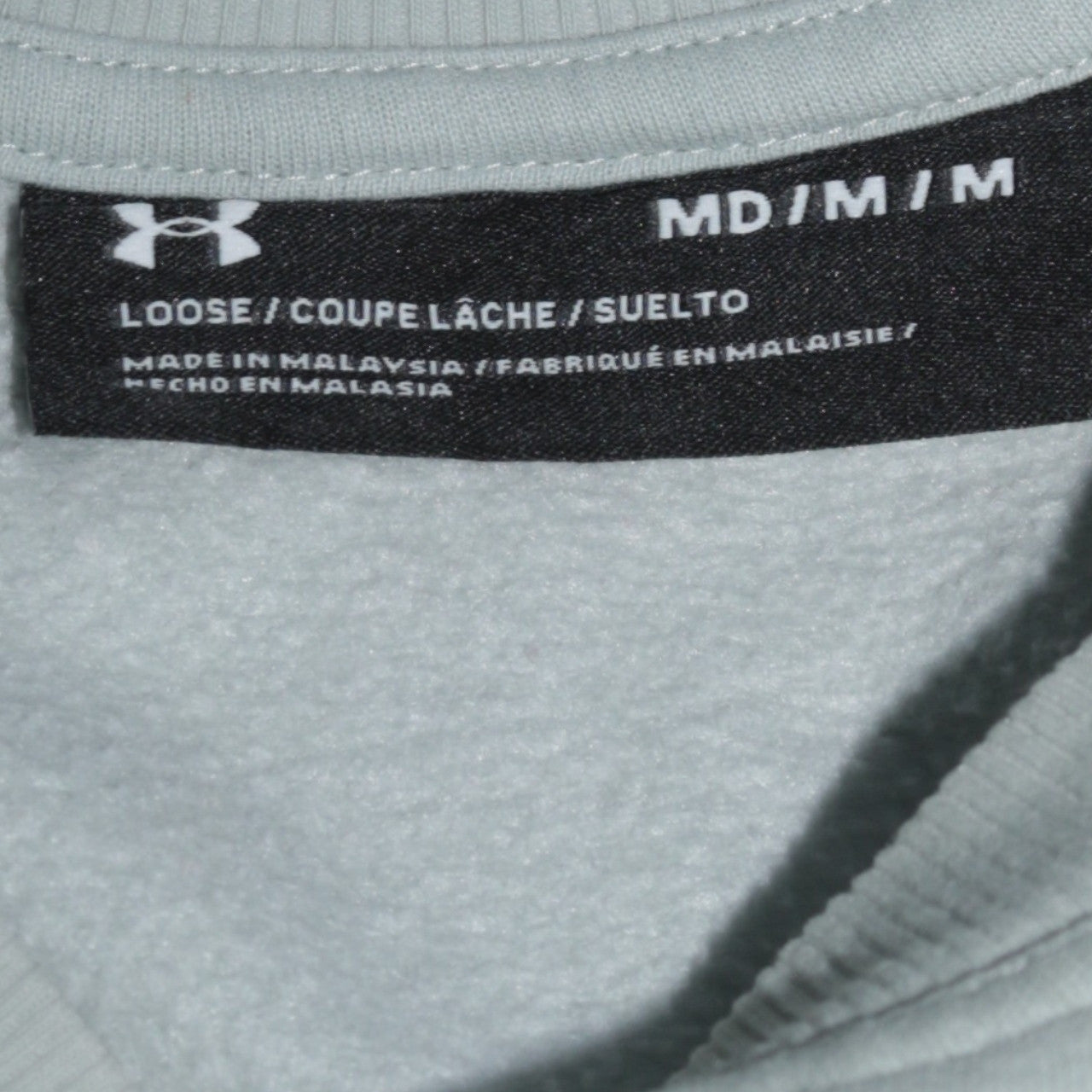 Womens UK Size M Under armour Grey Pullover Sweatshirt