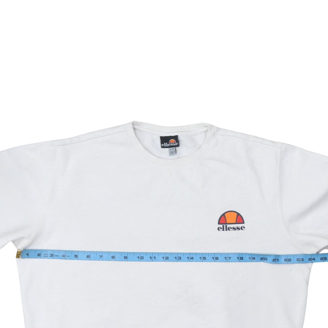 Womens UK Size XL ellesse White Pullover Sweatshirt