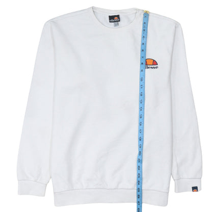 Womens UK Size XL ellesse White Pullover Sweatshirt