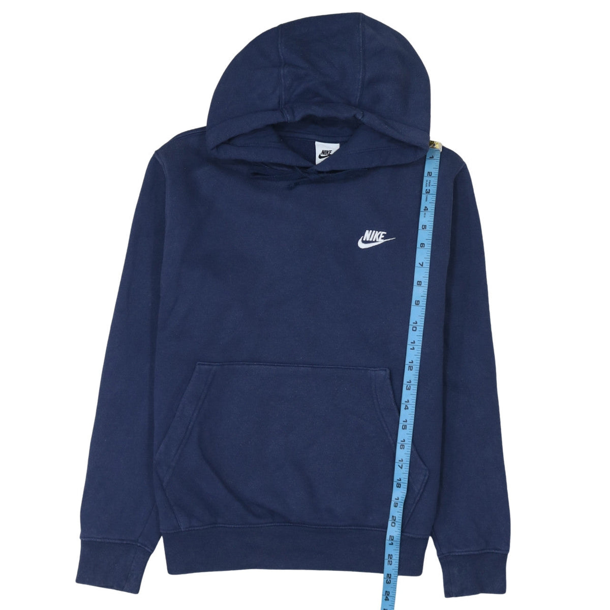 Mens UK Size S Nike Blue Pullover Hoodie