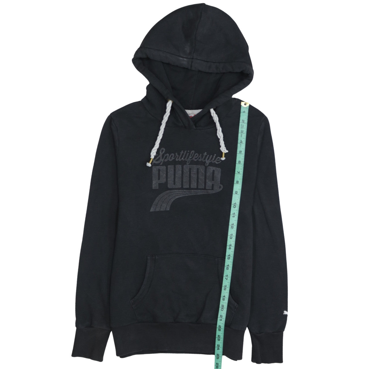 Womens UK Size 12 PUMA Black Pullover Hoodie