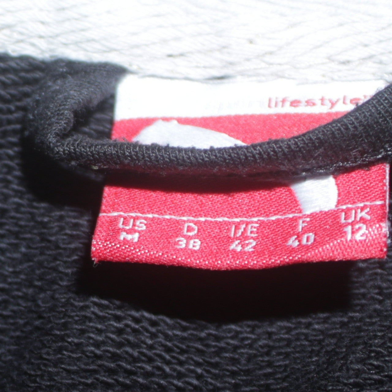 Womens UK Size 12 PUMA Black Pullover Hoodie