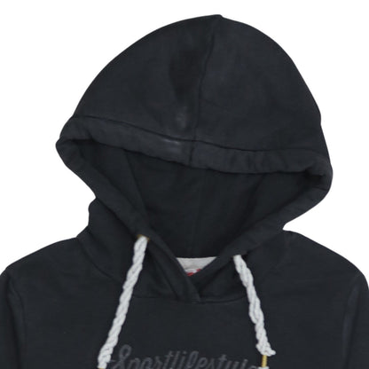 Womens UK Size 12 PUMA Black Pullover Hoodie