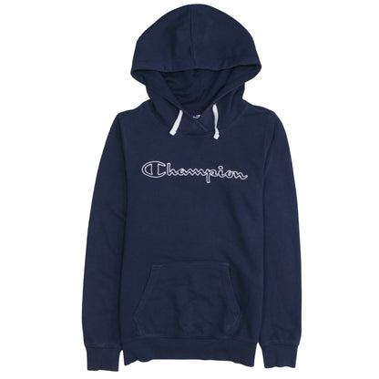 Mens UK Size M Champion Blue Pullover Hoodie