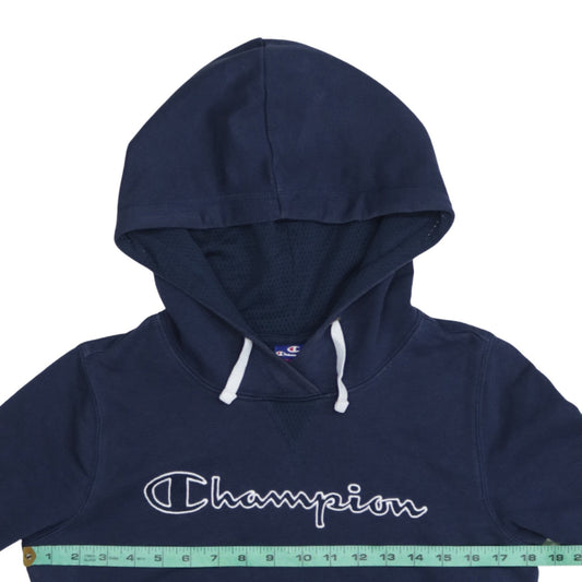 Mens UK Size M Champion Blue Pullover Hoodie