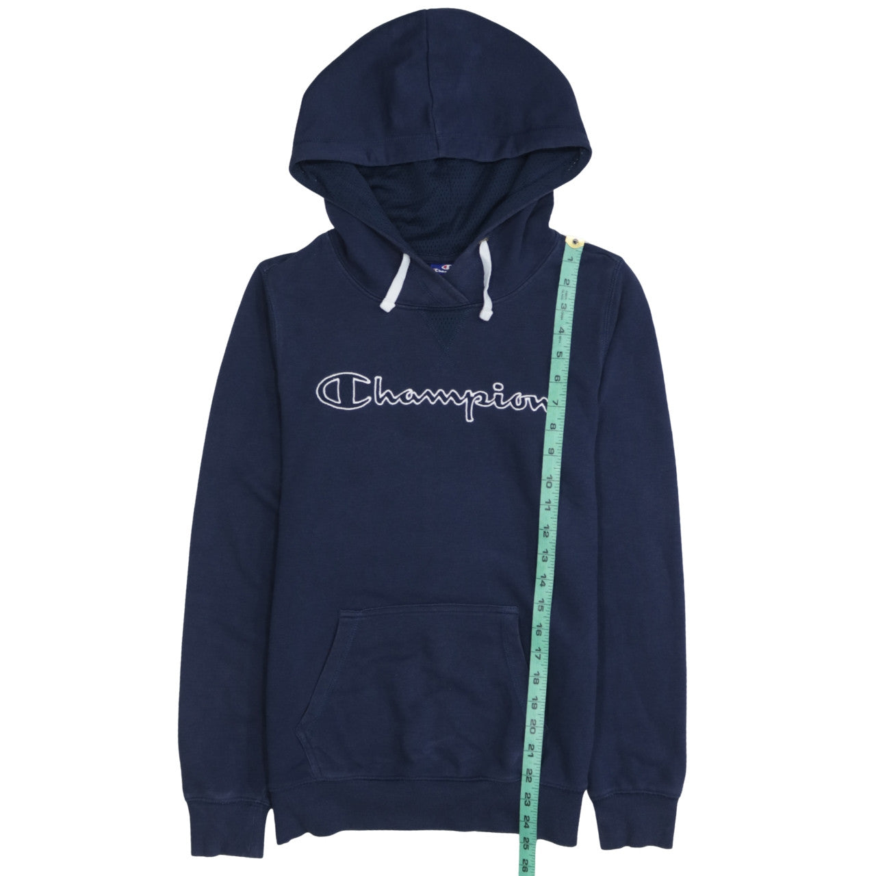 Mens UK Size M Champion Blue Pullover Hoodie