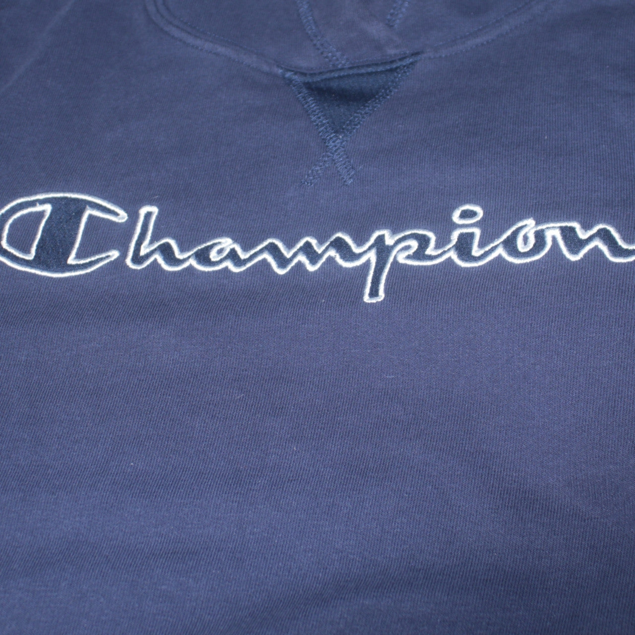 Mens UK Size M Champion Blue Pullover Hoodie