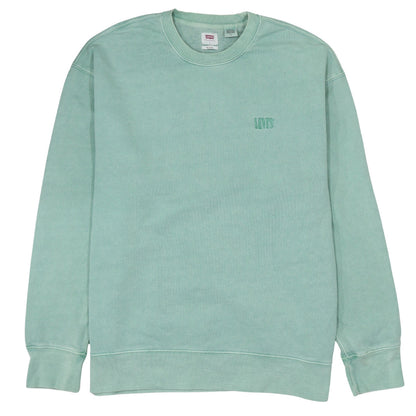 Mens UK Size L Levi's Green Pullover Sweatshirt