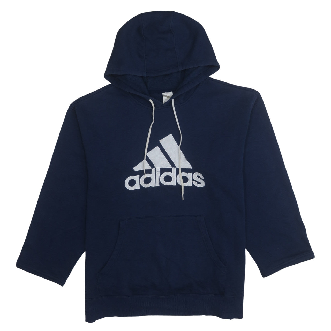 Mens UK Size M adidas Blue Pullover Hoodie