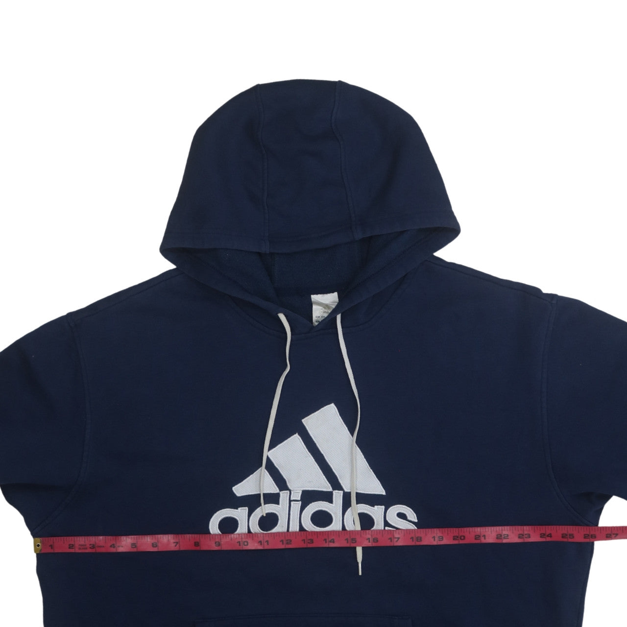 Mens UK Size M adidas Blue Pullover Hoodie