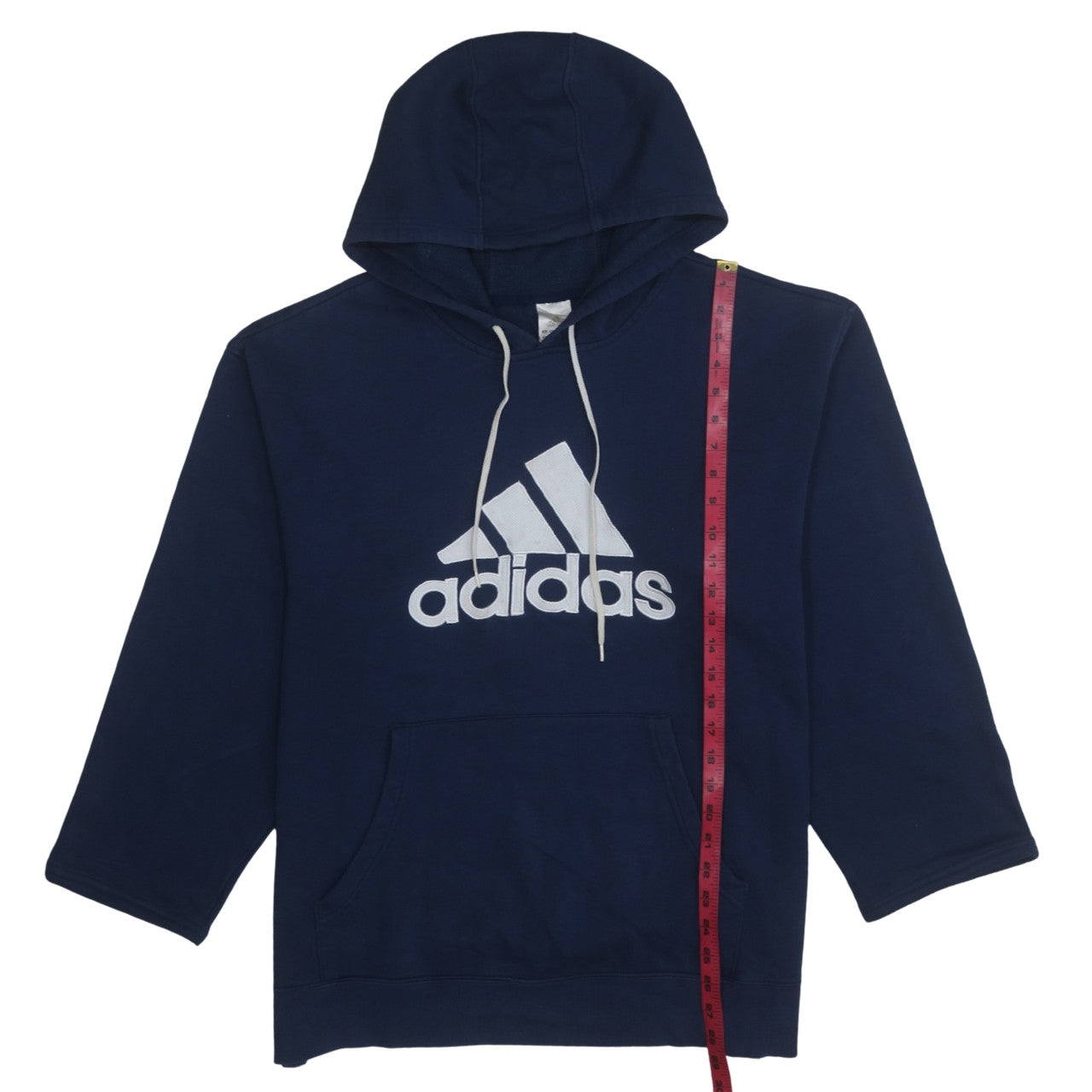Mens UK Size M adidas Blue Pullover Hoodie