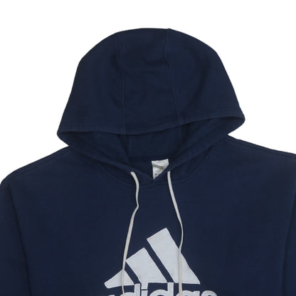 Mens UK Size M adidas Blue Pullover Hoodie