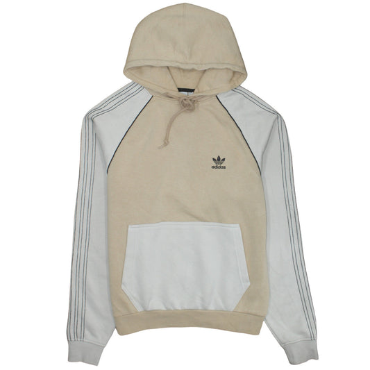 Mens UK Size S adidas Beige Pullover Hoodie