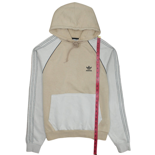 Mens UK Size S adidas Beige Pullover Hoodie