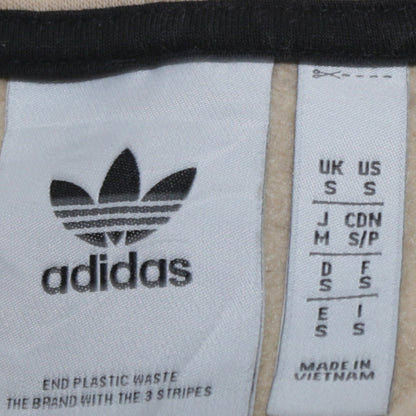 Mens UK Size S adidas Beige Pullover Hoodie