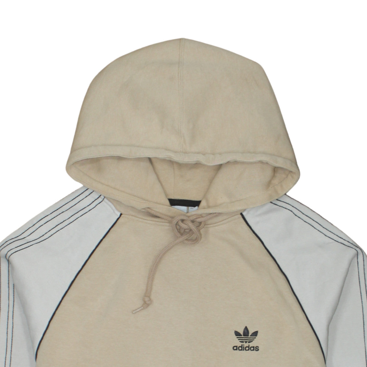 Mens UK Size S adidas Beige Pullover Hoodie