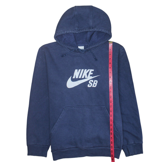 Mens UK Size M Nike Blue Pullover Hoodie