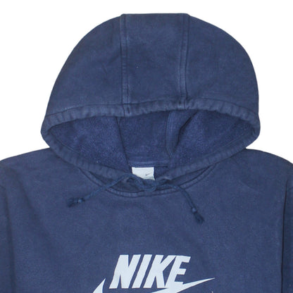 Mens UK Size M Nike Blue Pullover Hoodie