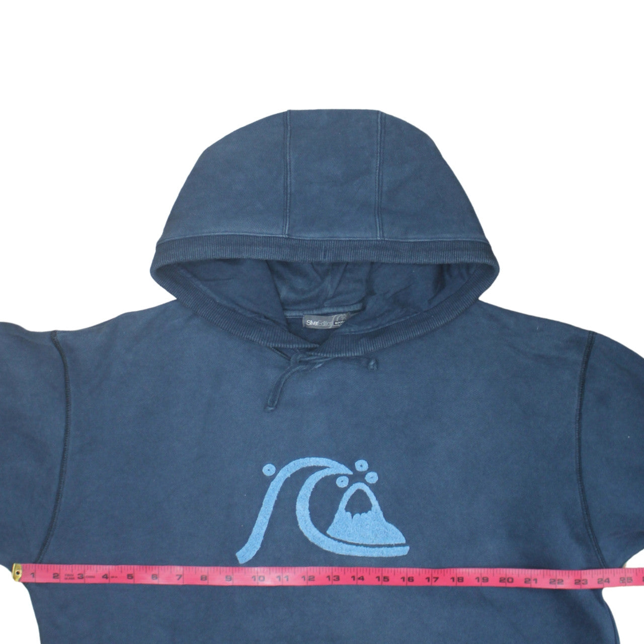 Mens UK Size 2XL Quiksilver Blue Pullover Hoodie