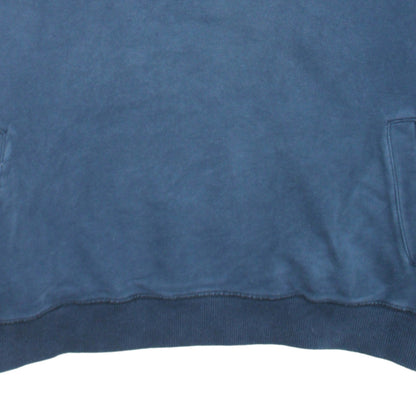 Mens UK Size 2XL Quiksilver Blue Pullover Hoodie