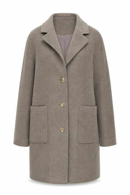 Marks & Spencer Women Brown Mid-Length Overcoat Size 12