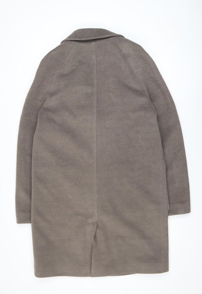 Womens UK Size 12 Marks and Spencer Brown Overcoat