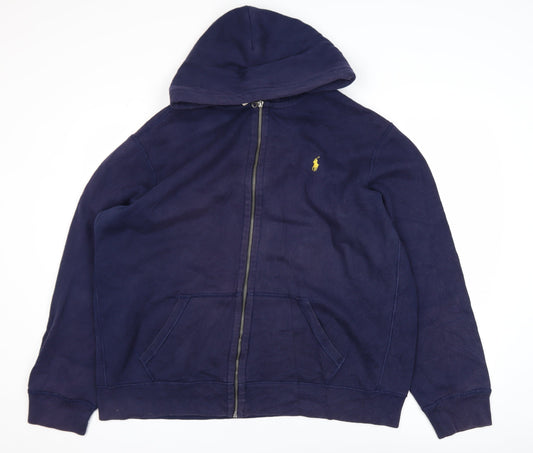 Mens UK Size 2XL Ralph Lauren Blue Gym & Training Casual Walking Jacket