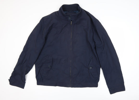Mens UK Size XL Marks and Spencer Blue Bomber Jacket