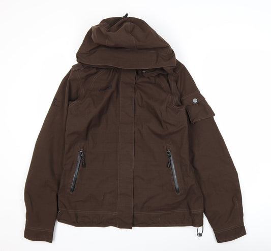 Bergans Men's Brown Waterproof Hooded Outdoor Softshell Jacket M