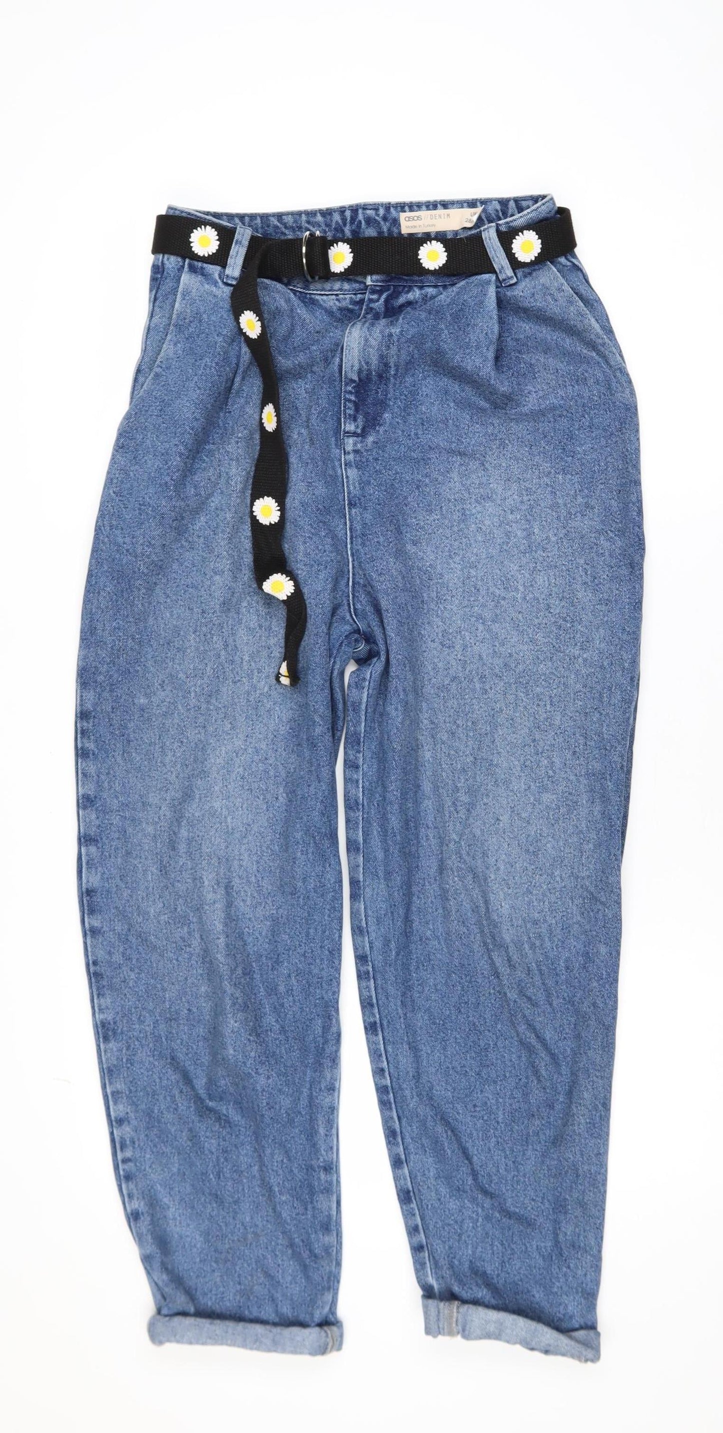 Womens UK Size 28 ASOS Relaxed Fit Mom Jeans