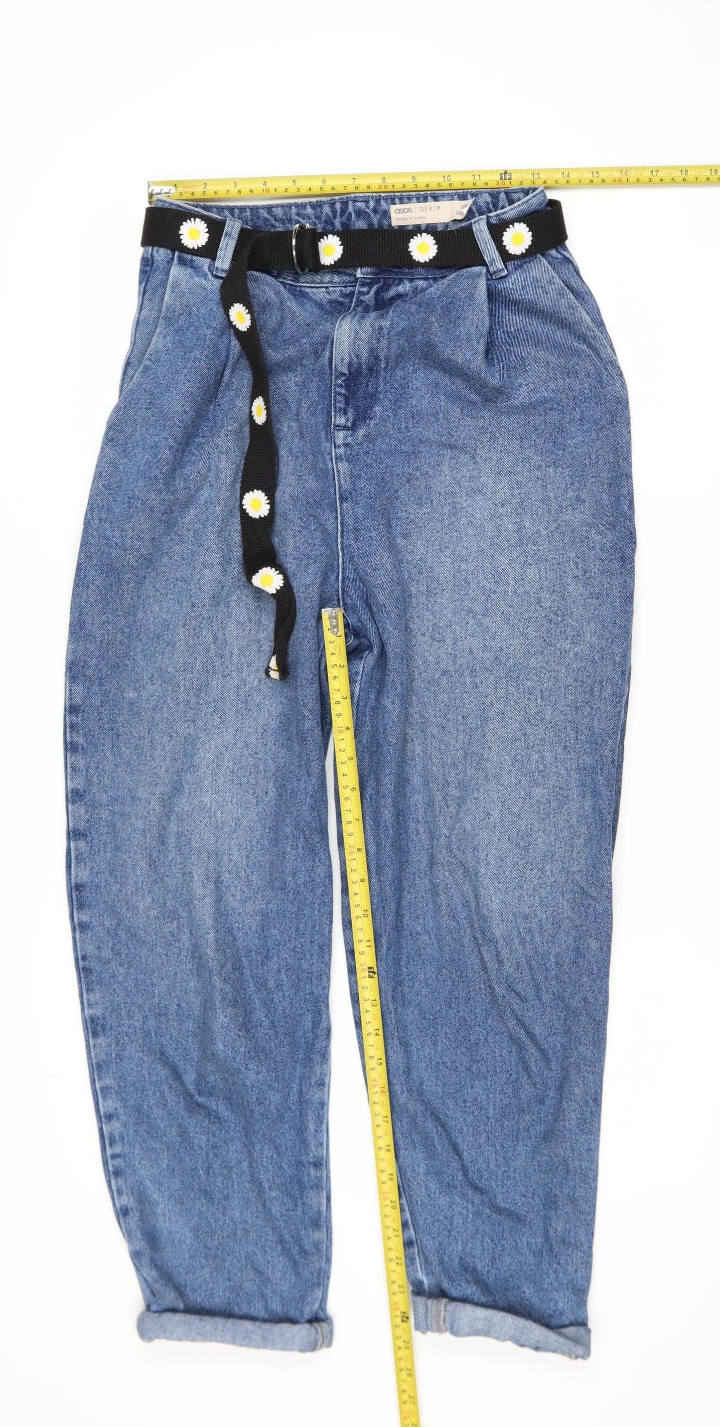 Womens UK Size 28 ASOS Relaxed Fit Mom Jeans