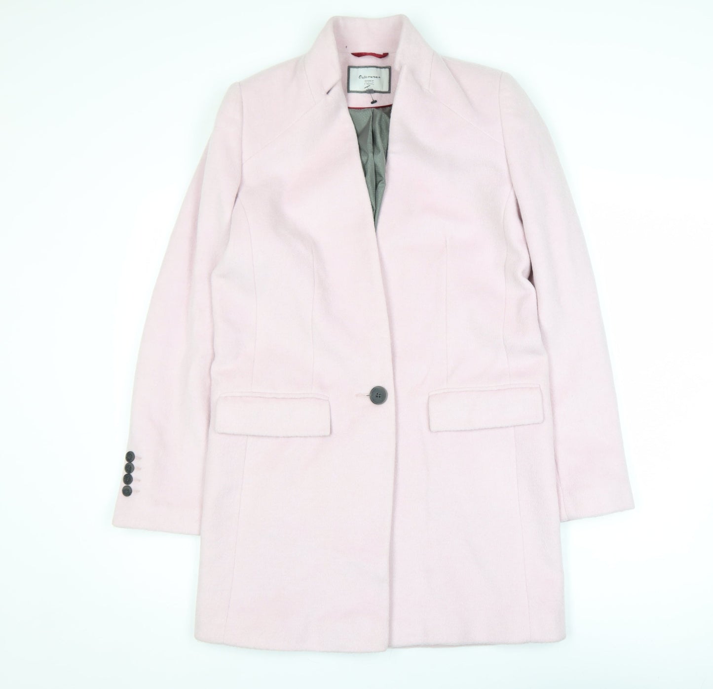 Womens UK Size 6 NEXT Pink Overcoat