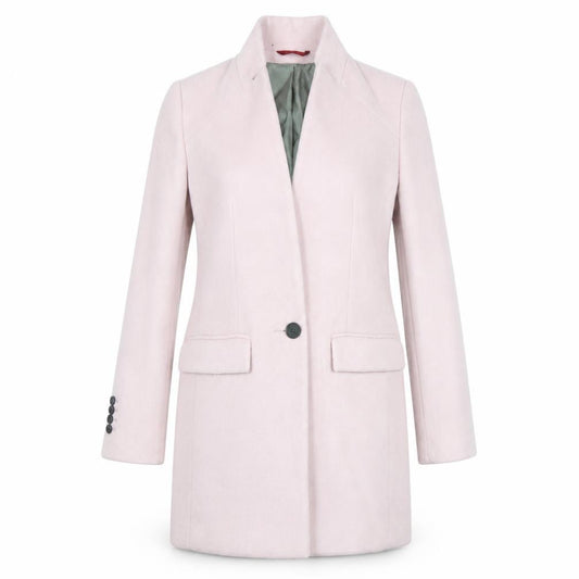 Womens UK Size 6 NEXT Pink Overcoat