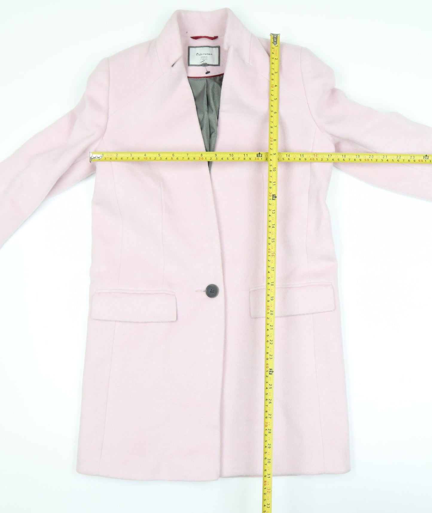 Womens UK Size 6 NEXT Pink Overcoat