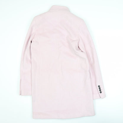 Womens UK Size 6 NEXT Pink Overcoat