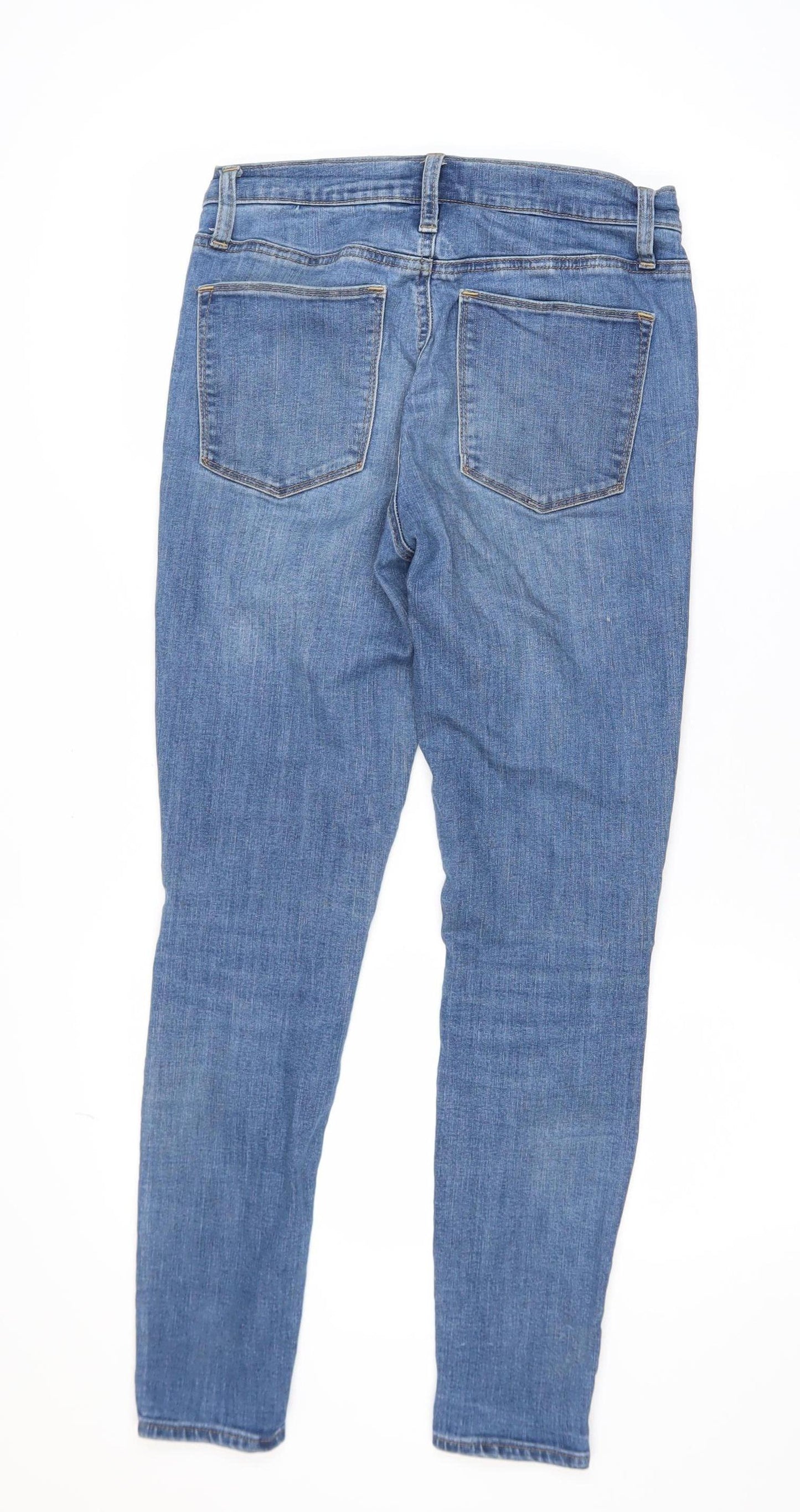 Womens UK Size 4 Gap Slim Fit Jegging Blue Jeans