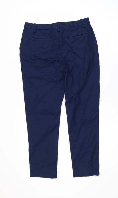 Mens UK Size M Crew Clothing Company Slim Fit Chino Blue Trousers