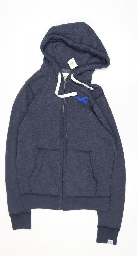 Mens UK Size XL Hollister Blue Gym & Training Casual Walking Jacket