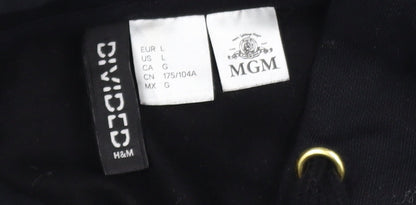 Boys UK Size L H&M Black Pullover Hoodie