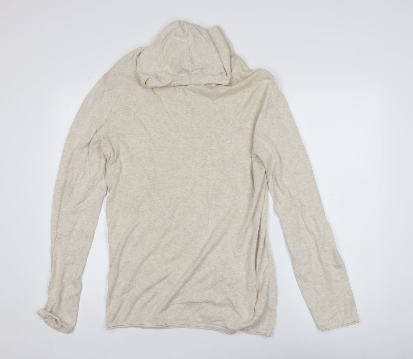 Womens UK Size 12 H&M Beige Pullover Jumper