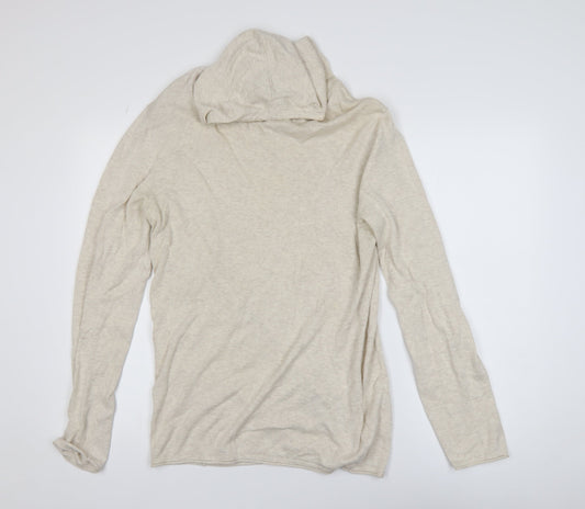 Womens UK Size 12 H&M Beige Pullover Jumper