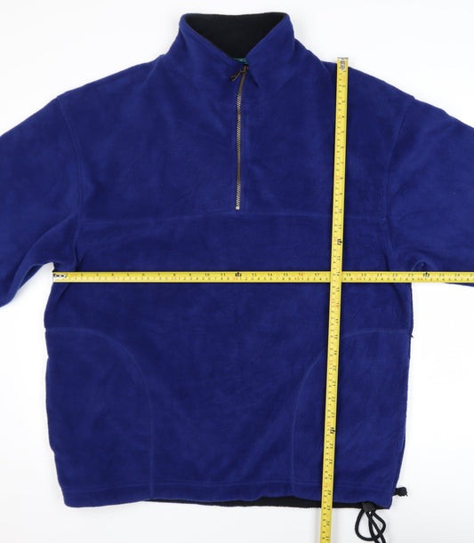 Mens UK Size M St. Bernard Sport Blue Pullover Sweatshirt