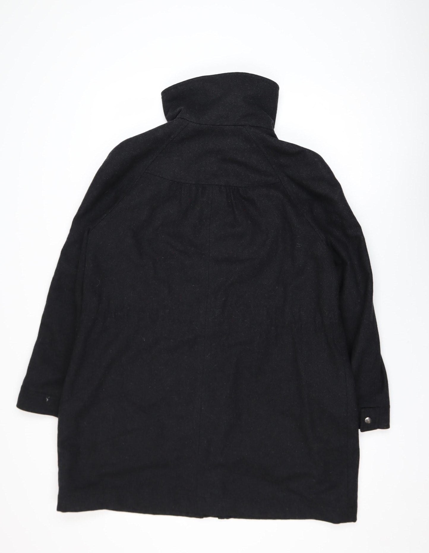 Womens UK Size 14 Laura Ashley Black Overcoat